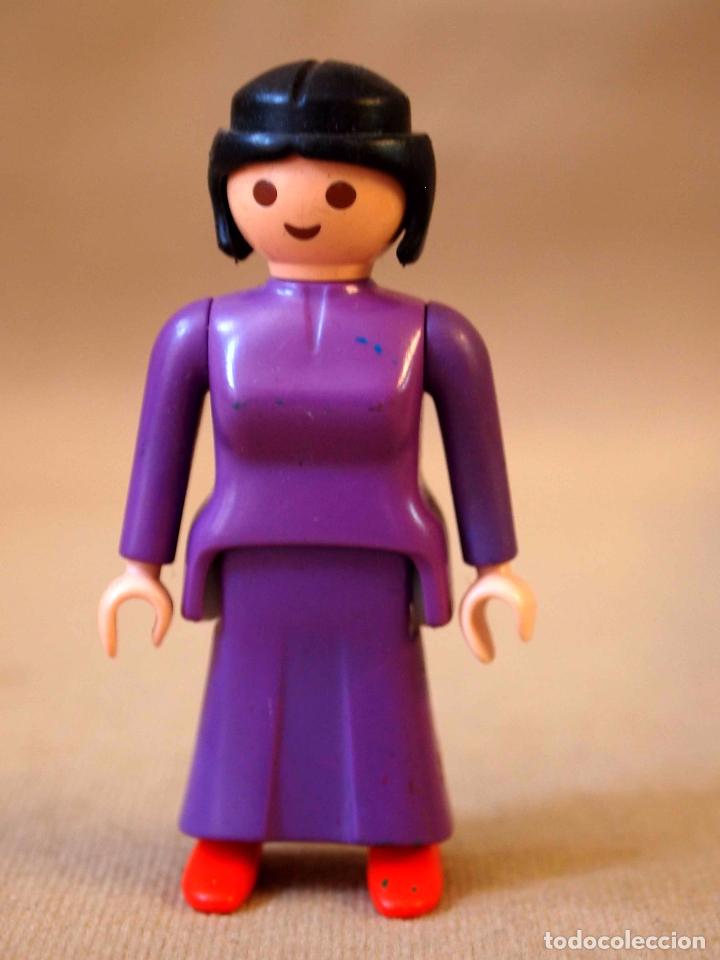 Playmobil: PLAYMOBIL, FIGURA ARTICULADA, GEOBRA, 1987, MUJER