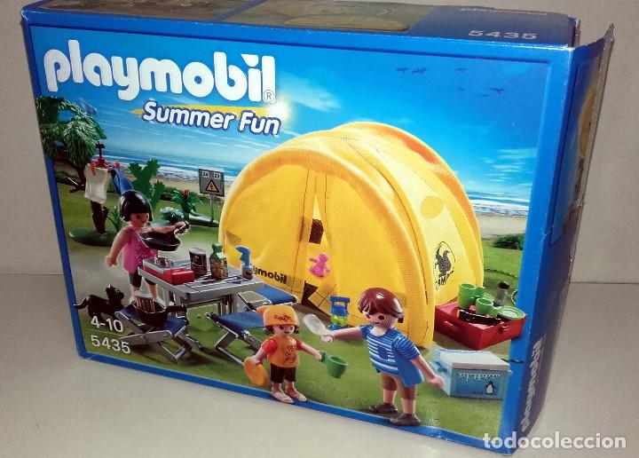 playmobil tienda de campaña