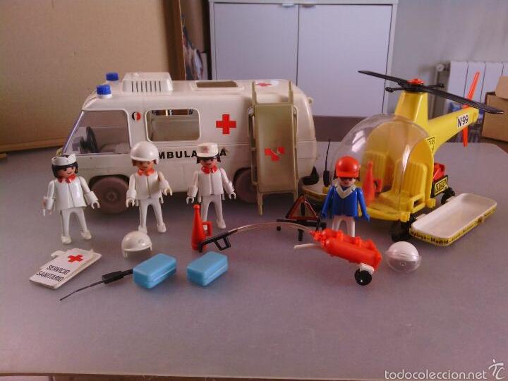 helicoptero ambulancia playmobil