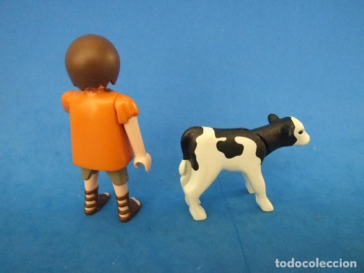 Playmobil: Playmobil Joven pastor con ternera - Foto 3