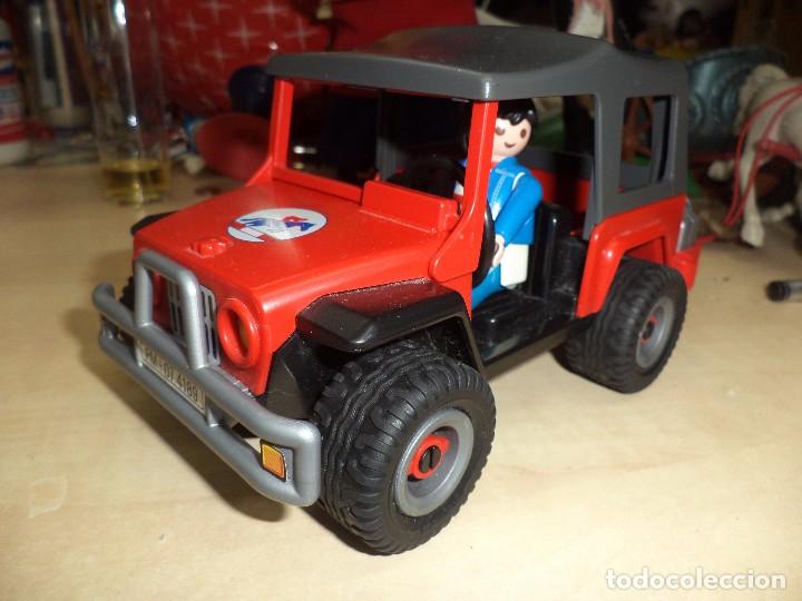 Playmobil 1988.jeep con conductor.ref.4189. Vendido en Subasta
