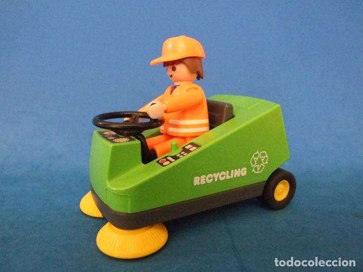 vehiculo limpieza playmobil