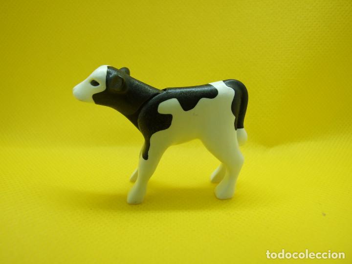 Playmobil: Playmobil Ternera blanca y negra