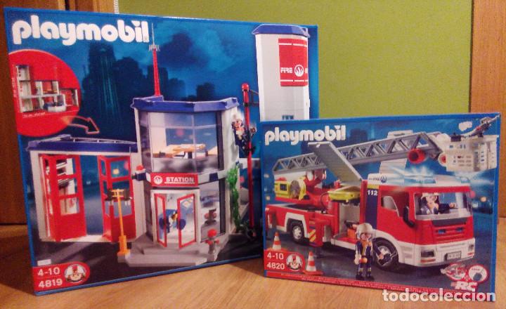 playmobil fire station 4819