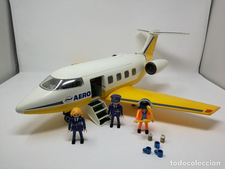 Playmobil Avion à Réaction Aero Réf. 3185 – Boîte D'origine – Complet Ou Quasi Complet (occasion)