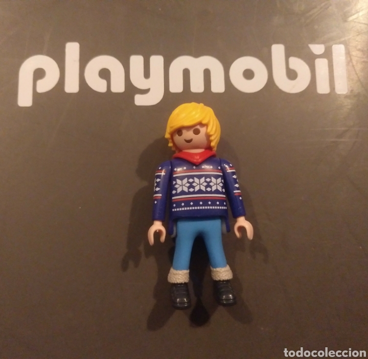 Playmobil: PLAYMOBIL FIGURA CON JERSEY DE INVIERNO