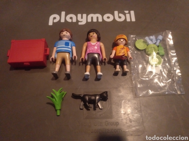 Playmobil: PLAYMOBIL FAMILIA CON PERRO Y COMPLEMENTOS EN BOLSA