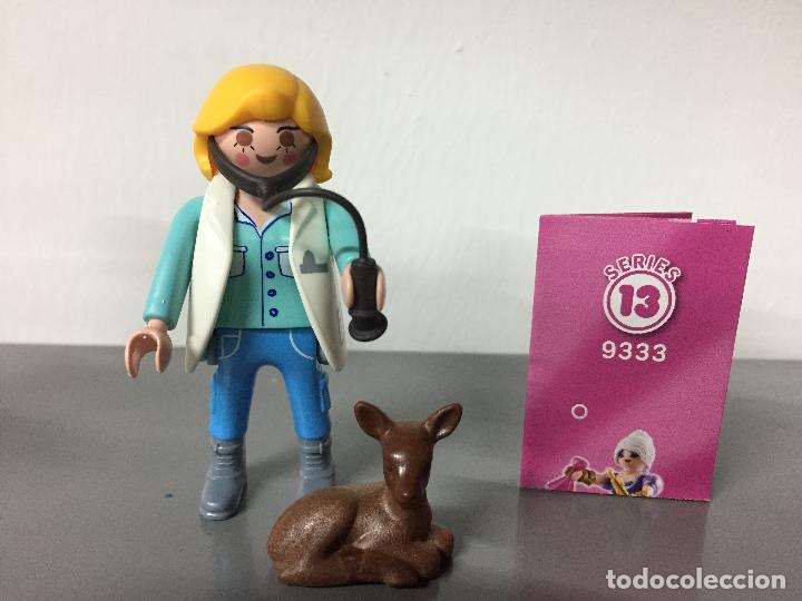 Playmobil: playmobil serie 13 rosa sobre sorpresa veterinaria medica animales ref 9333 sobres