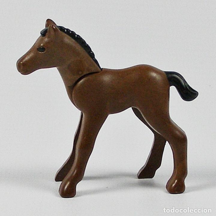 Playmobil: PLAYMOBIL CABALLO POTRO MARRON VERSI&Oacute;N 2 V2 - Foto 1