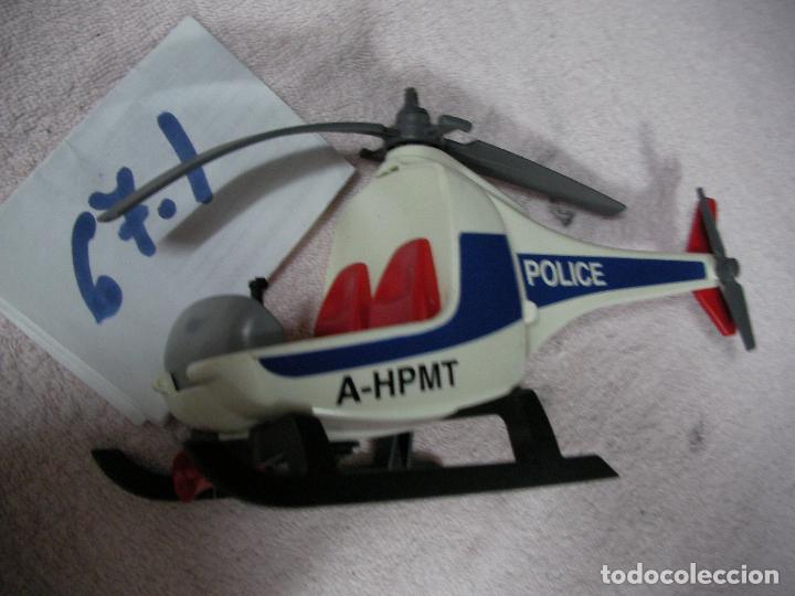 helicoptero policia playmobil