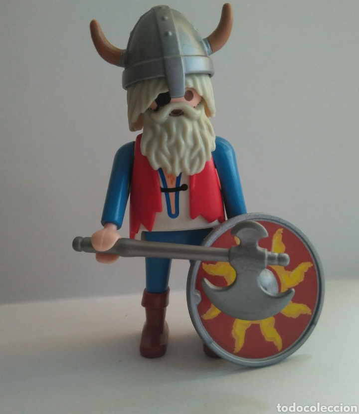Playmobil: PLAYMOBIL VIKINGO JEFE B&Aacute;RBARO