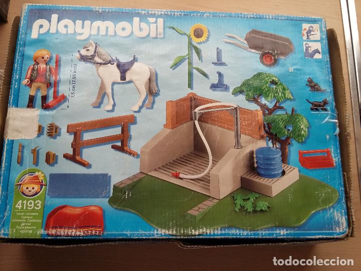 lavadero de caballos playmobil