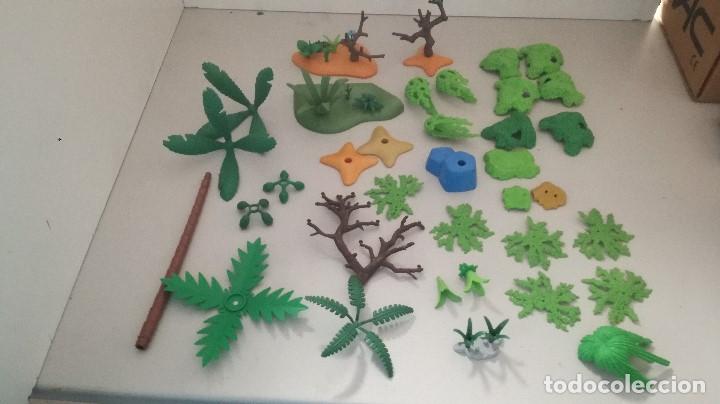 Playmobil: lote 46 piezas de plantas playmobil