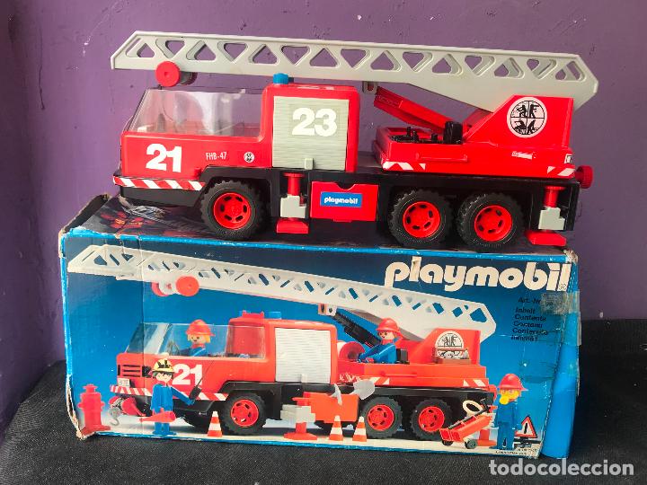 carro de bomberos playmobil