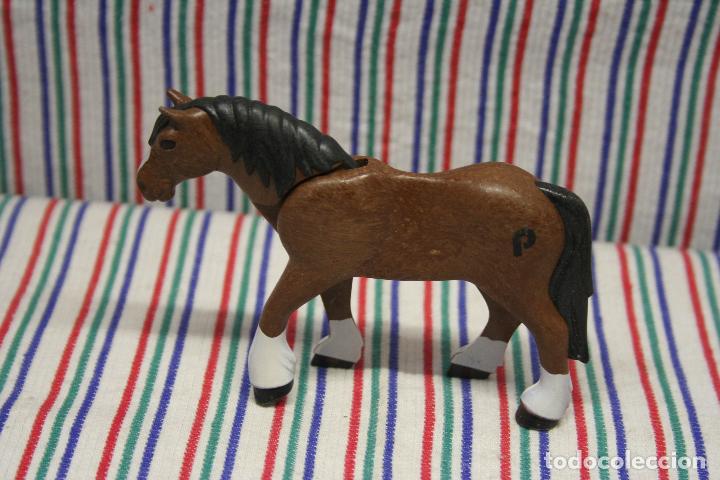 Playmobil: FIGURA DE CABALLO MARRON DE PLAYMOBIL