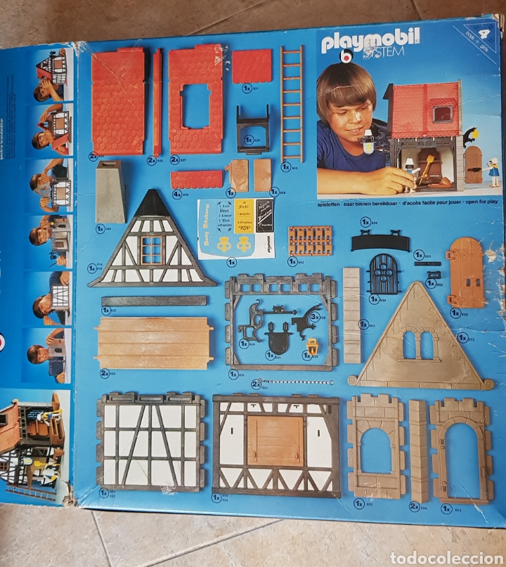 Playmobil muro 3441 3442 3666 3667 pared parte pieza de repuesto para panadería herreros... 