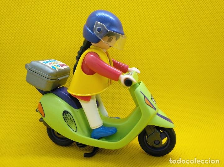 playmobil chica con scooter ref 3946 - Playmobil at todocoleccion - 128675875