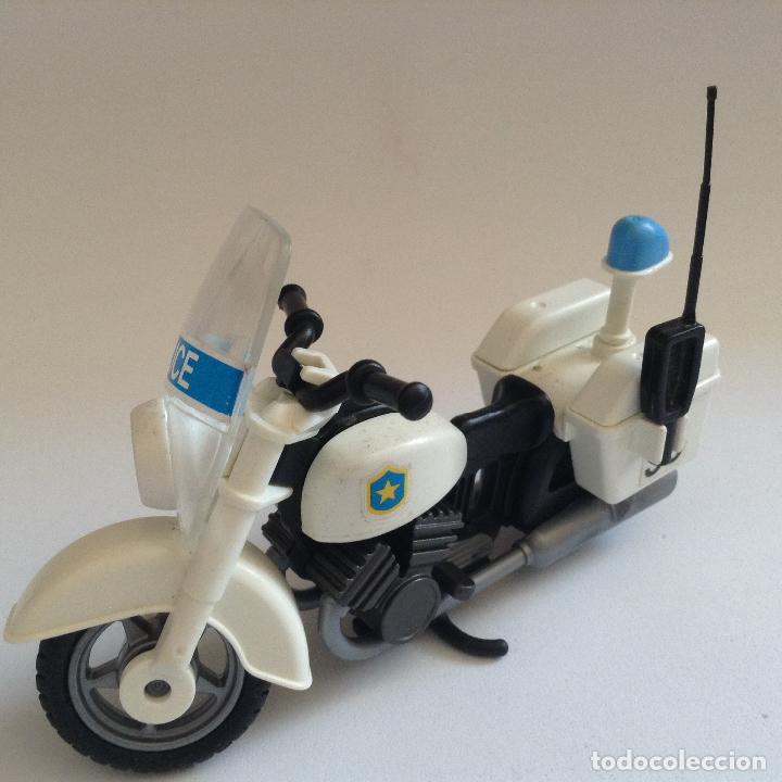 moto de policia playmobil