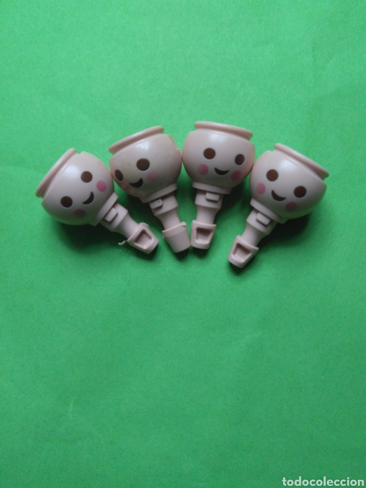 Playmobil: LOTE 4 PLAYMOBL CABEZAS CON MOFLETES