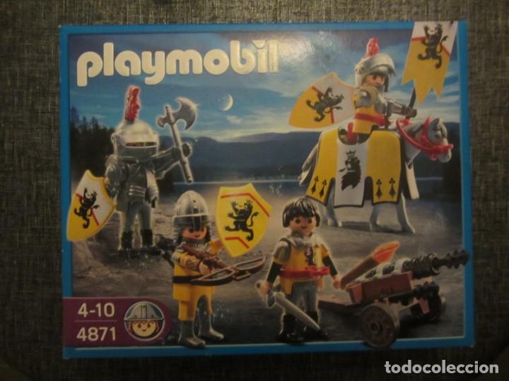 Playmobil: SET CABALLEROS DEL LEON REFERENCIA 4871 PLAYMOBIL. NUEVO EN CAJA