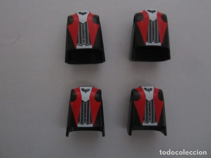 Playmobil: LOTE CUATRO TORSOS CUERPOS VAMPIROS DRACULA PLAYMOBIL