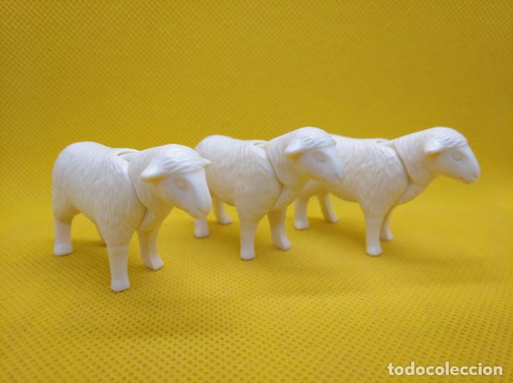 Playmobil: Playmobil Lote de 3 ovejas blancas