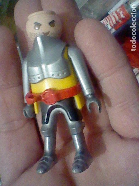 Playmobil: PLAYMOBIL HISTORIA SOLDADO CABALLERO EDAD MEDIA GESTO DE MALO SIN PELO