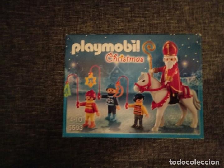 Playmobil: Set Playmobil 5593 - San Nicol&aacute;s a caballo con Ni&ntilde;os - NUEVO EN CAJA