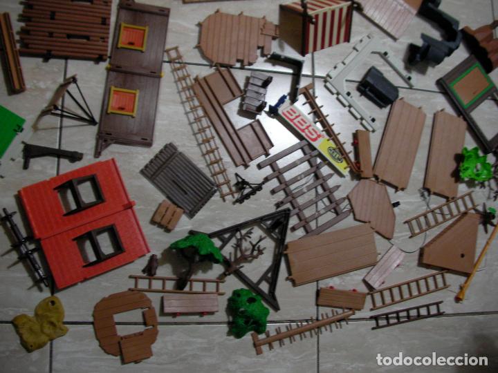 Playmobil: GRAN LOTE PIEZAS PLAYMOBIL FUERTE Y VARIAS - Caja 5