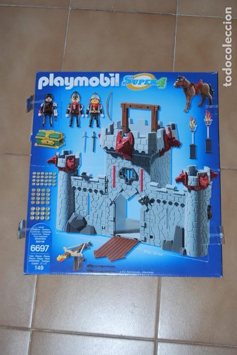 Playmobil: PLAYMOBIL. caja vac&iacute;a (solo pieza trasera )6697 castillo super 4 medieval. Completa sets !! Oferta!!