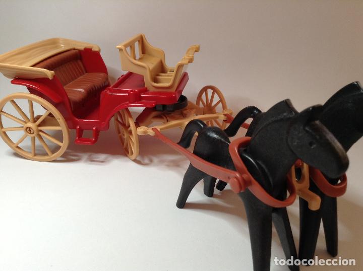 coche caballos playmobil