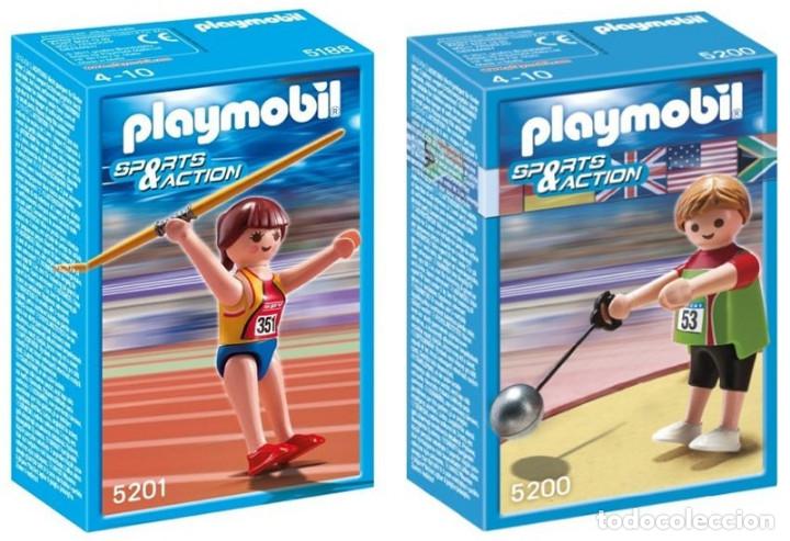 Playmobil: LOTE PLAYMOBIL 5200 + 5201 LANZAMIENTO DE JABALINA Y DE MARTILLO.NUEVOS EN CAJA.
