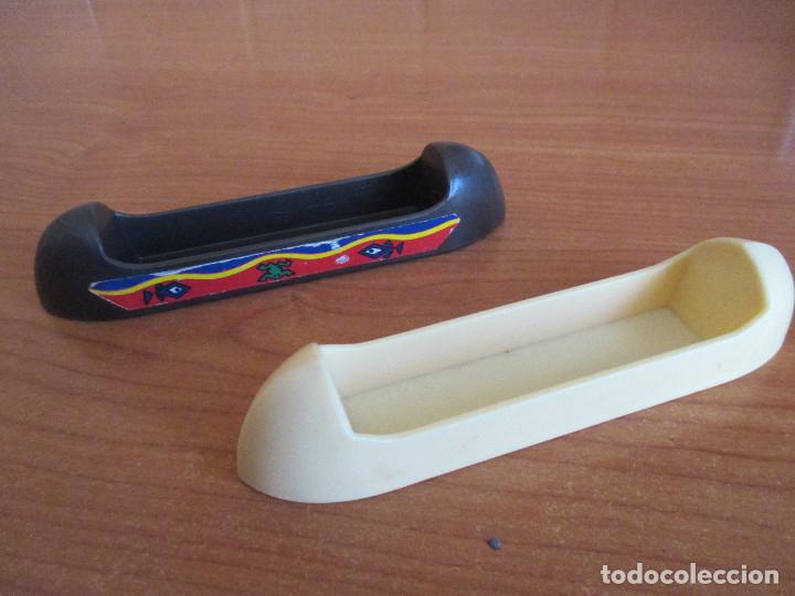Playmobil: PLAYMOBIL: LOTE 2 CANOAS INDIAS GEOBRA A&Ntilde;O 1974 AMBAS