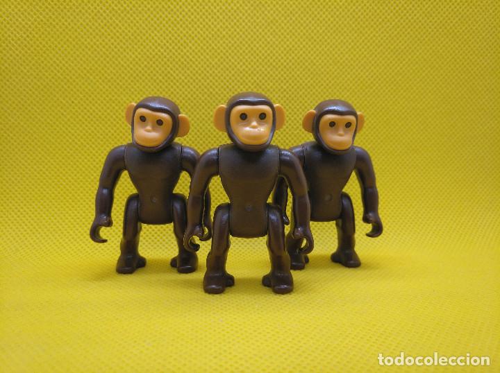 Playmobil: Playmobil Lote de 3 monos, chimpances