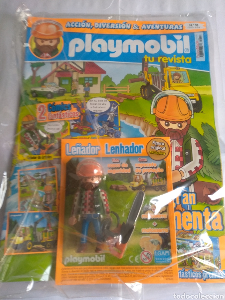 Playmobil: Playmobil Le&ntilde;ador, revista n'18