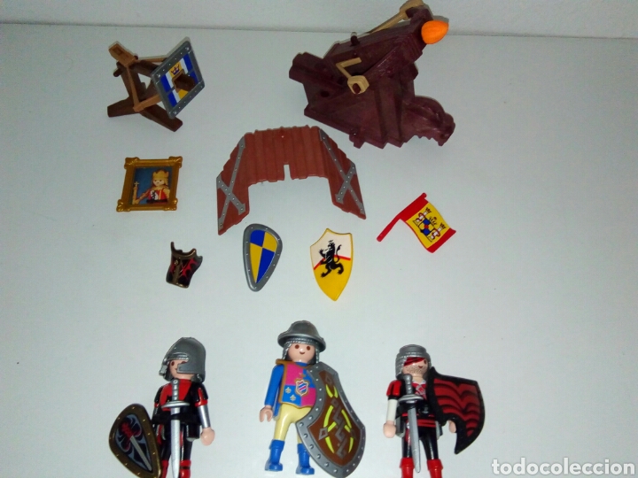 Playmobil: Mu&ntilde;ecos medieval i piezas castillo - Foto 2