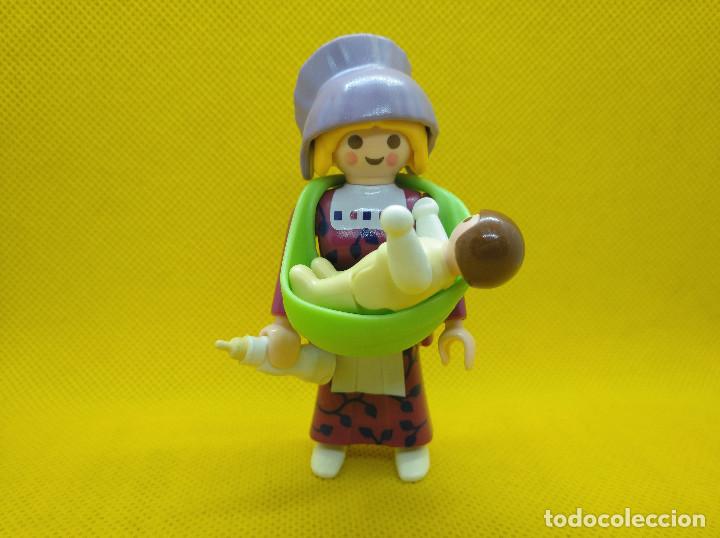 Playmobil: Playmobil Ni&ntilde;era con beb&eacute;