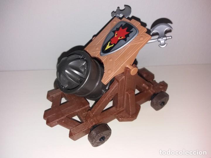 Playmobil: CA&Ntilde;&Oacute;N MEDIEVAL DEL EJ&Eacute;RCITO DEL DRAG&Oacute;N ROJO, 2006, 3320. - Foto 3