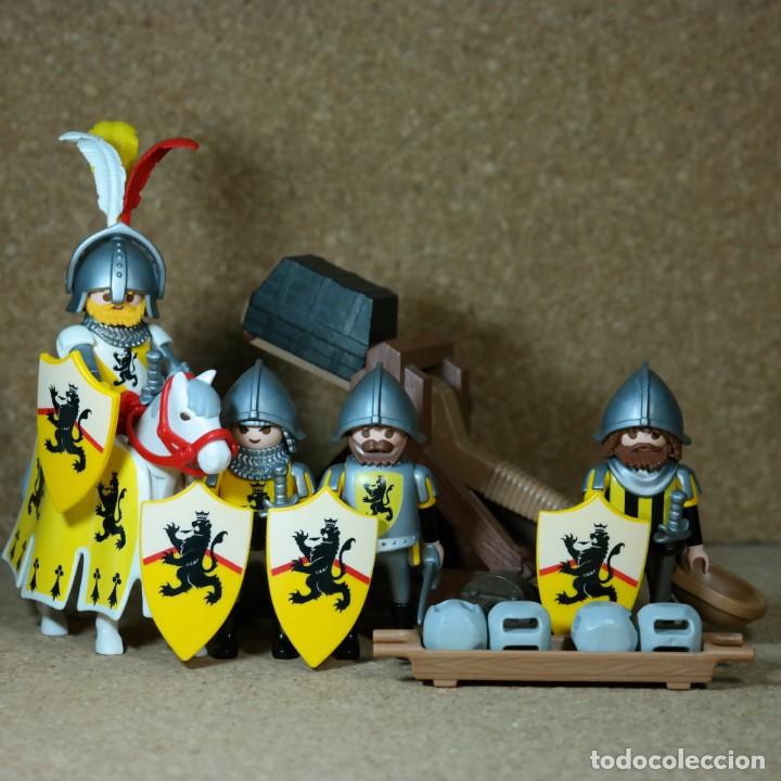 playmobil caballeros del leon