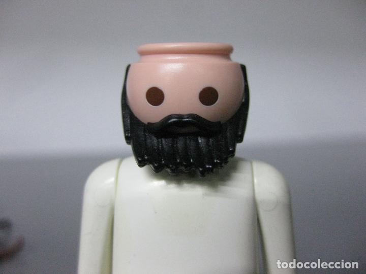 Playmobil: playmobil barba de picos con bigote negra