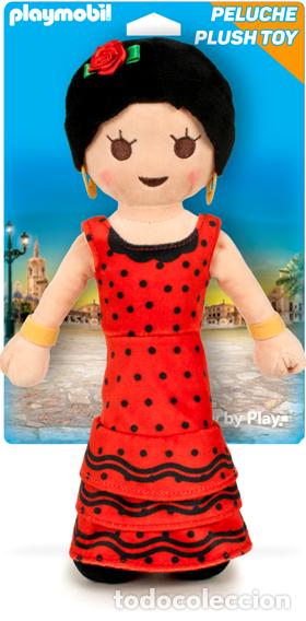 Playmobil: 760016280 PELUCHE PLAYMOBIL ANDALUZA 30CM DELUXE EDITION,ALGOD&Oacute;N,SUAVE,ALTA CALIDAD,LICENCIA OFICIAL
