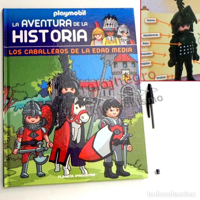 Playmobil: LIBRO PLAYMOBIL LA AVENTURA DE EDAD MEDIA LOS CABALLEROS -NO ES MU&Ntilde;ECO- C&Oacute;MIC DATOS PLANETA AGOSTINI