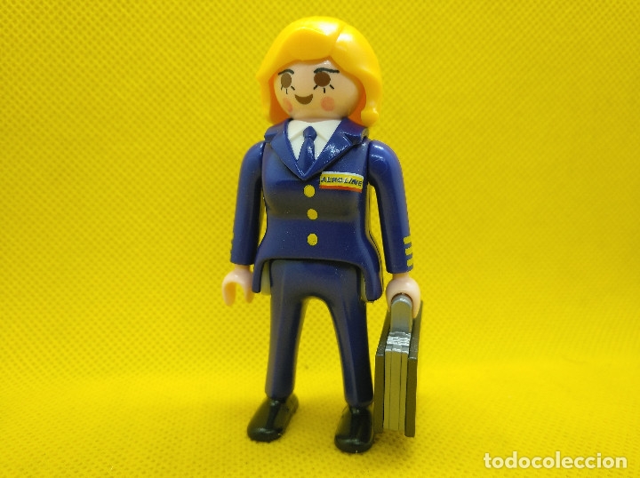 Playmobil: Playmobil Mujer Comandante de vuelo