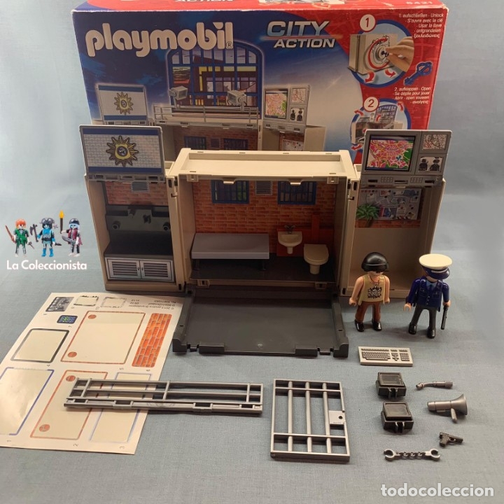 cuartel policia playmobil