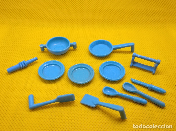 Playmobil: Playmobil Cubiertos azules