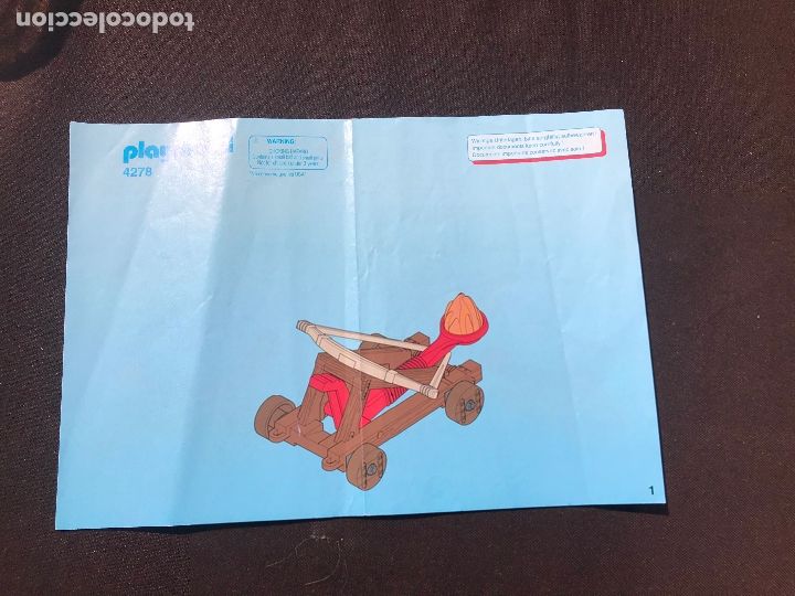 Playmobil: instrucciones 4278 catapulta Romana - Foto 1