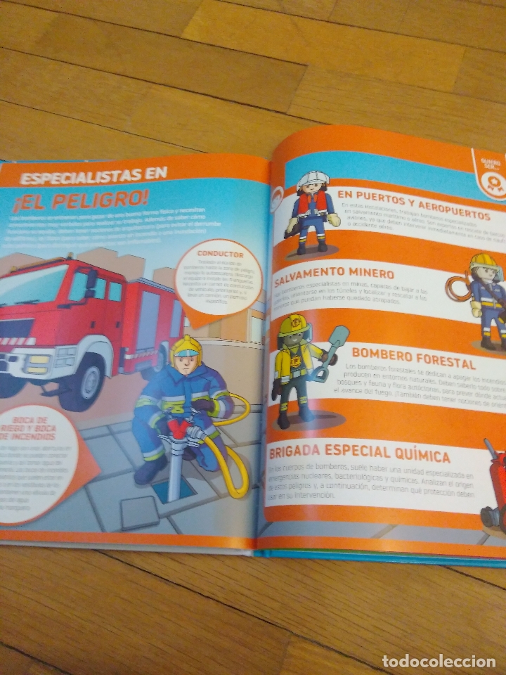 Playmobil: LIBRO PLAYMOBIL PROFESIONES BOMBEROS - Foto 5