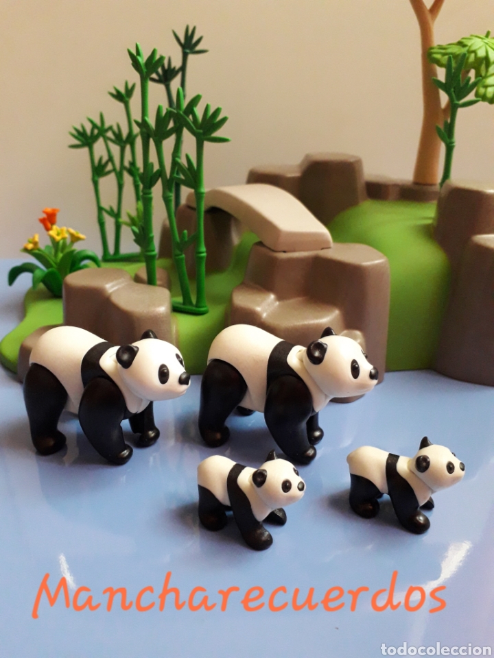 WWF Edition ricercatori con Panda Orso PLAYMOBIL 5272 v`12 a bambù animali OVP NUOVO 