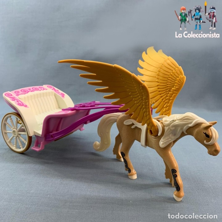 playmobil carruaje con pegaso