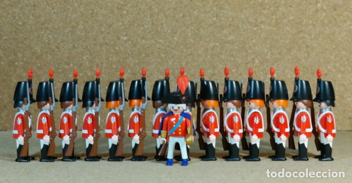 PLAYMOBIL Casacas Rojas Ejército Británico Soldados Protectores Militar